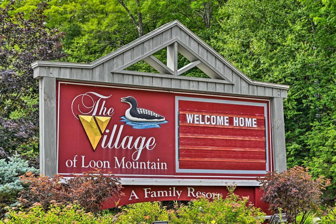 Village Of Loon Mtn Condo With Fireplace And Balcony! Lincoln Esterno foto